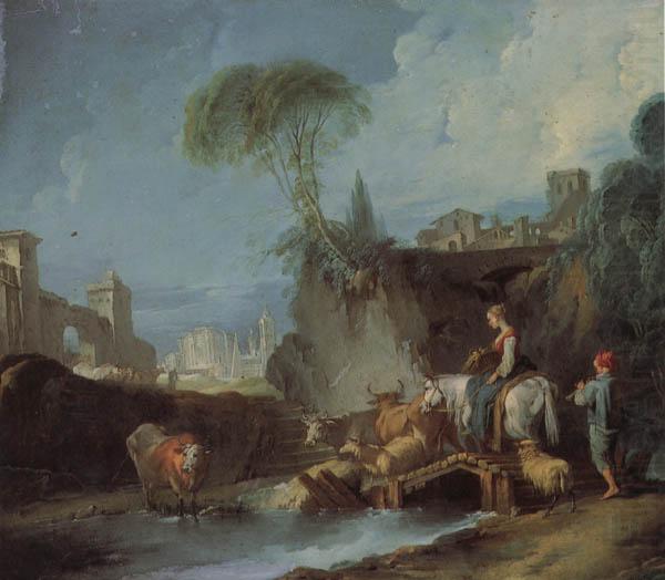 Birdge Crossing, Francois Boucher